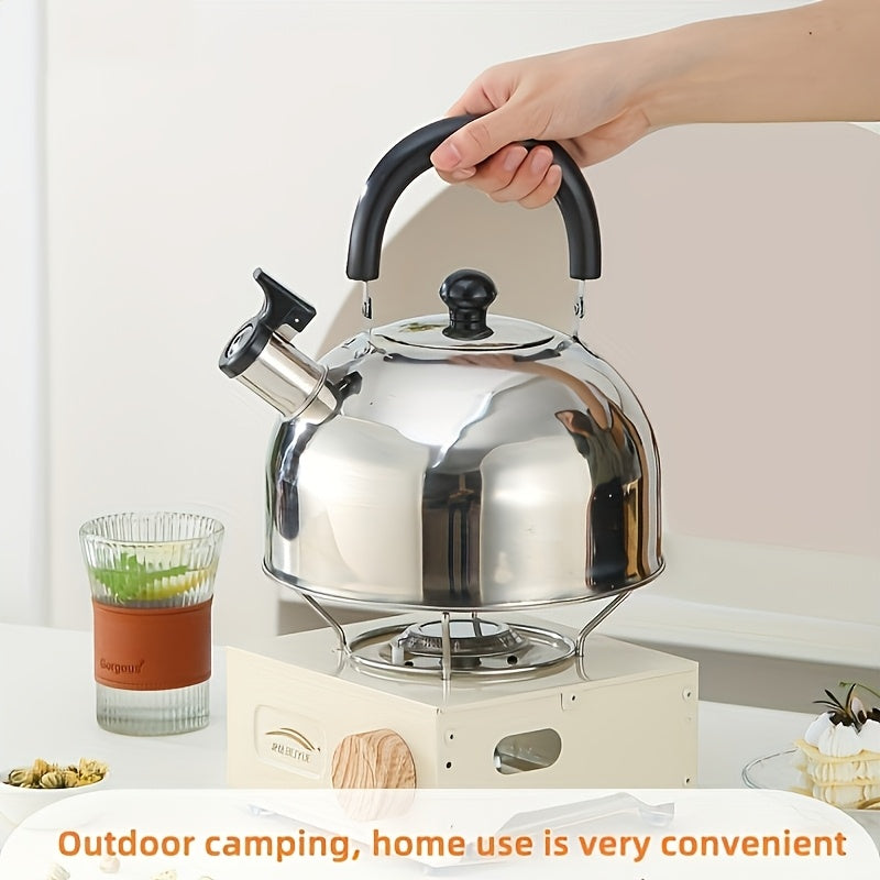 Нержавеющий чайник 3л с свистком для домашнего и коммерческого использования