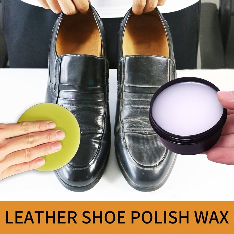 Leather Care Set with Oil and Sponge for Shoes and Furniture