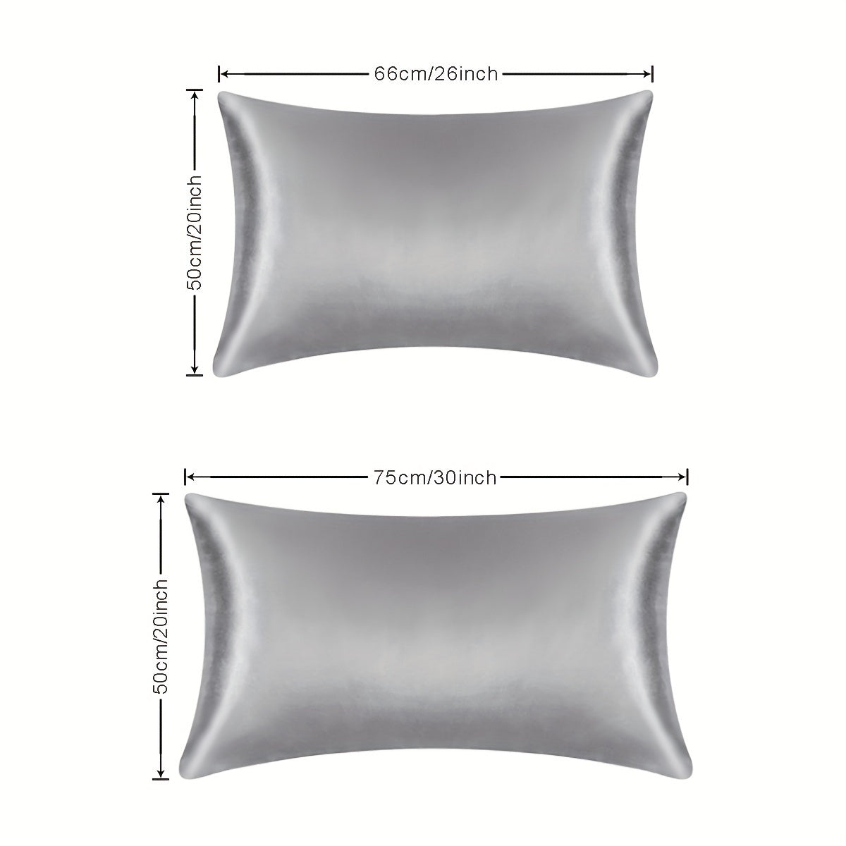 Microfiber Satin Pillowcase for Hair and Skin Protection Ultra-Soft Envelope Closure