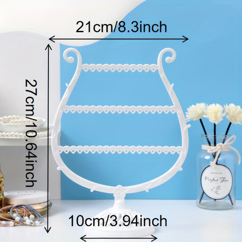 Jewelry Display Stand for Necklaces Earrings and Bracelets Wooden Home Decor Gift