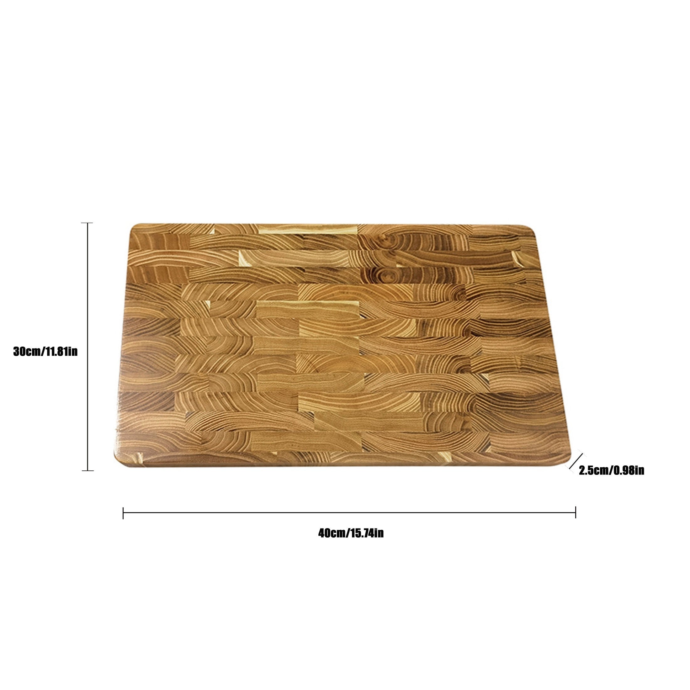 Teak Cutting Board for Kitchen, Durable Wooden Chopping Board for Cooking