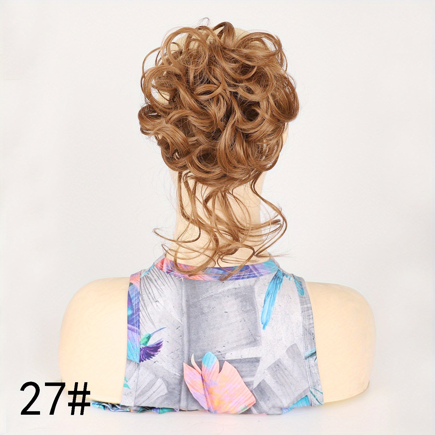 Women's Wavy Curly Synthetic Hairpiece Scrunchies for Tousled Updo