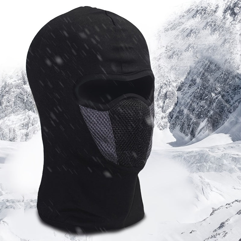 Men Women Full Face Mask Ski Mask Windproof UV Dust Outdoor Sports Black Red Blue Gray