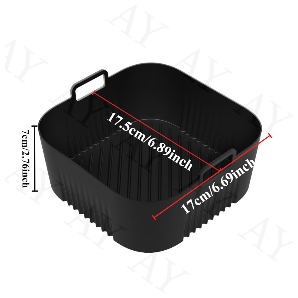 Non-Stick Silicone Baking Trays for Air Fryers Ovens and Microwaves
