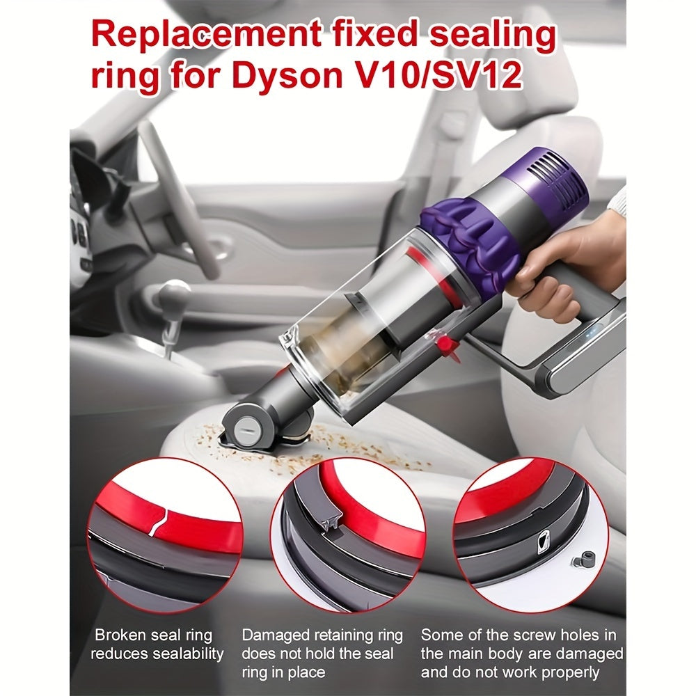 1 to'plam V10 SV12 changyutgich o'rnini bosuvchi muhr halqasi, elektr bo'lmagan markaziy changyutgich o'rnatish qismlari, bin bazasi yuqori mustahkamlash uchun, mustahkam plastik materialdan tayyorlangan, faqat V10 SV12 modellari bilan mos keladi.