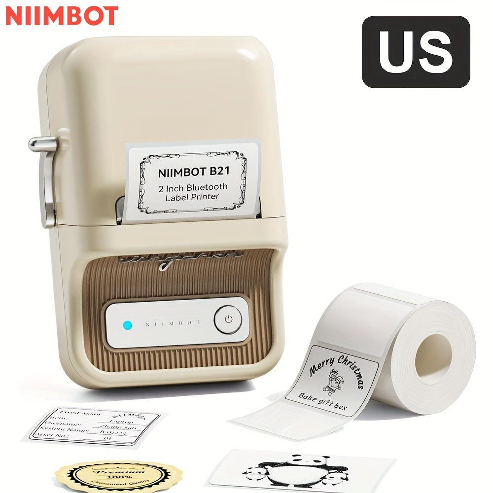 Portable Thermal Label Printer for Home Office and Small Business 50mm Tape