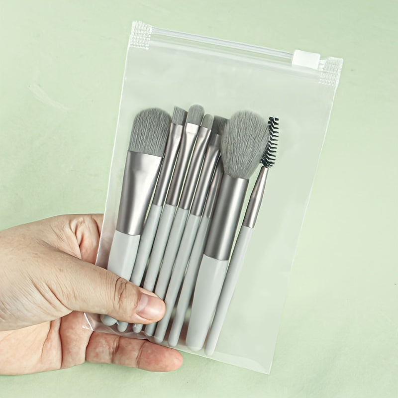 13pcs Makeup Brush Set Nylon Bristles Professional Fluffy for Face Eyeshadow Blush