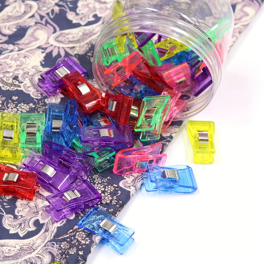 Multicolor Craft Clips for Sewing Crochet Knitting Quilting Binding Fabric Paper 20/50 Pack