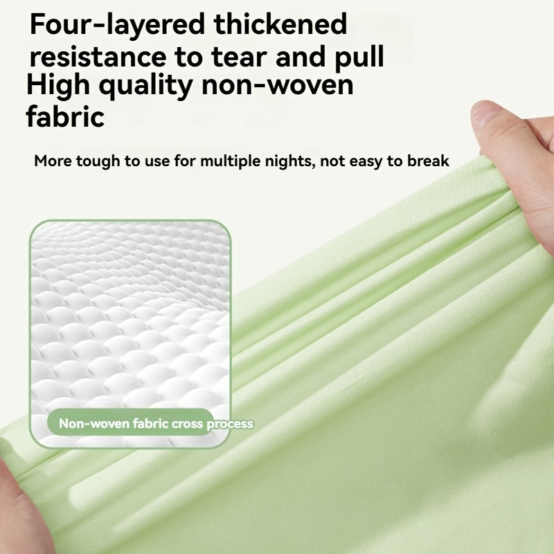 Disposable Pillowcase for Double Beds Hygienic Non-Woven Fabric Travel Hotel Train