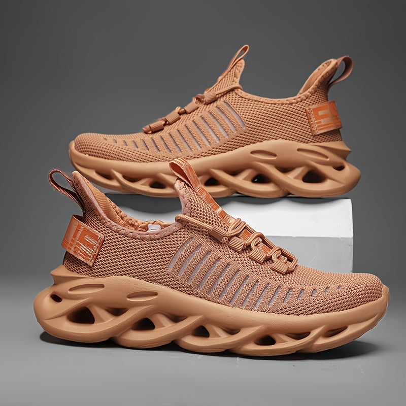 Zapatillas de malla para niños con soporte de arco, suela ligera de EVA, rosa con rayas blancas, para niños y niñas