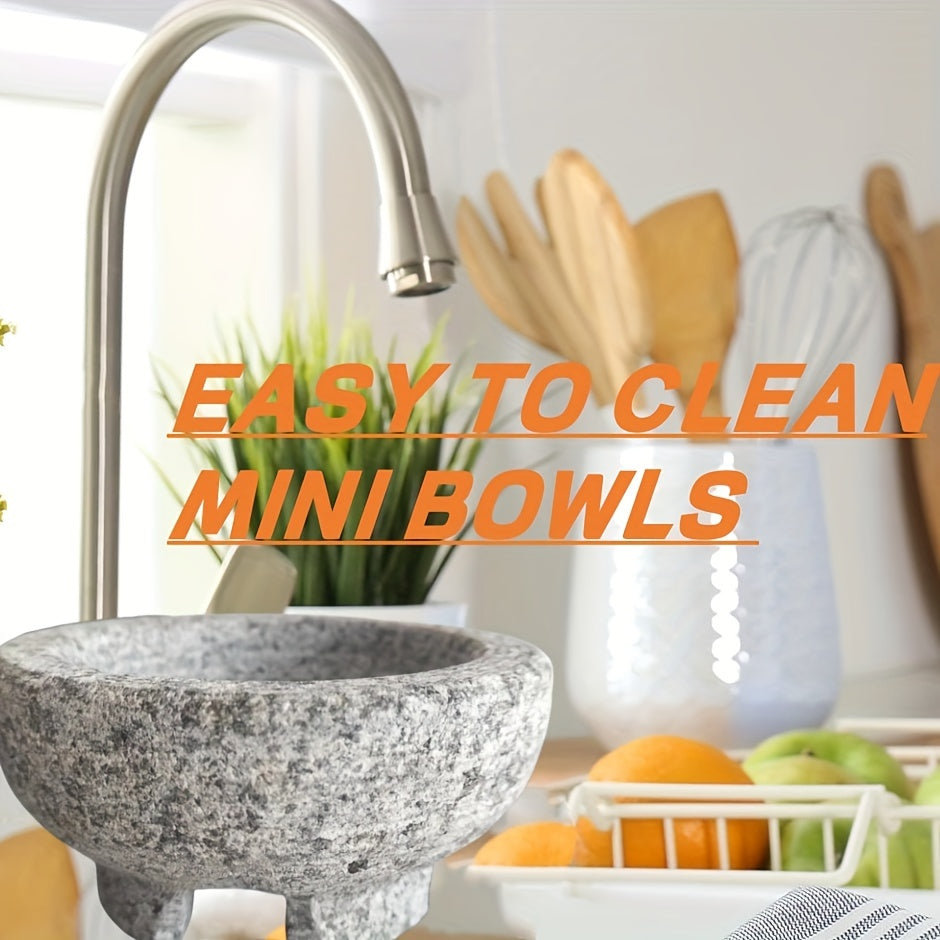 Small Granite Bowls Set for Kitchen and Dining Use Perfect for Holiday Gifts