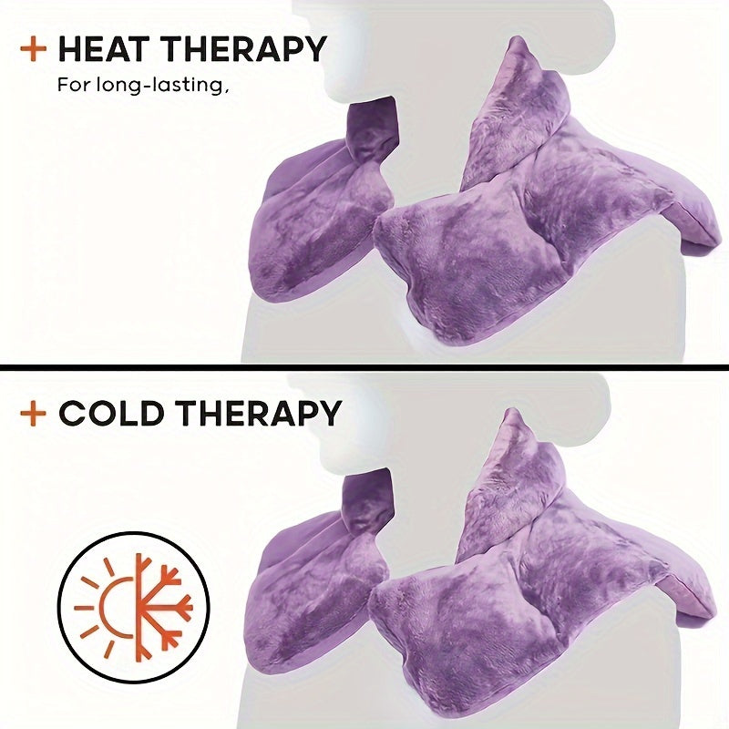 Aromatherapy Neck and Shoulder Wrap Heat Cold Pack for Relaxation