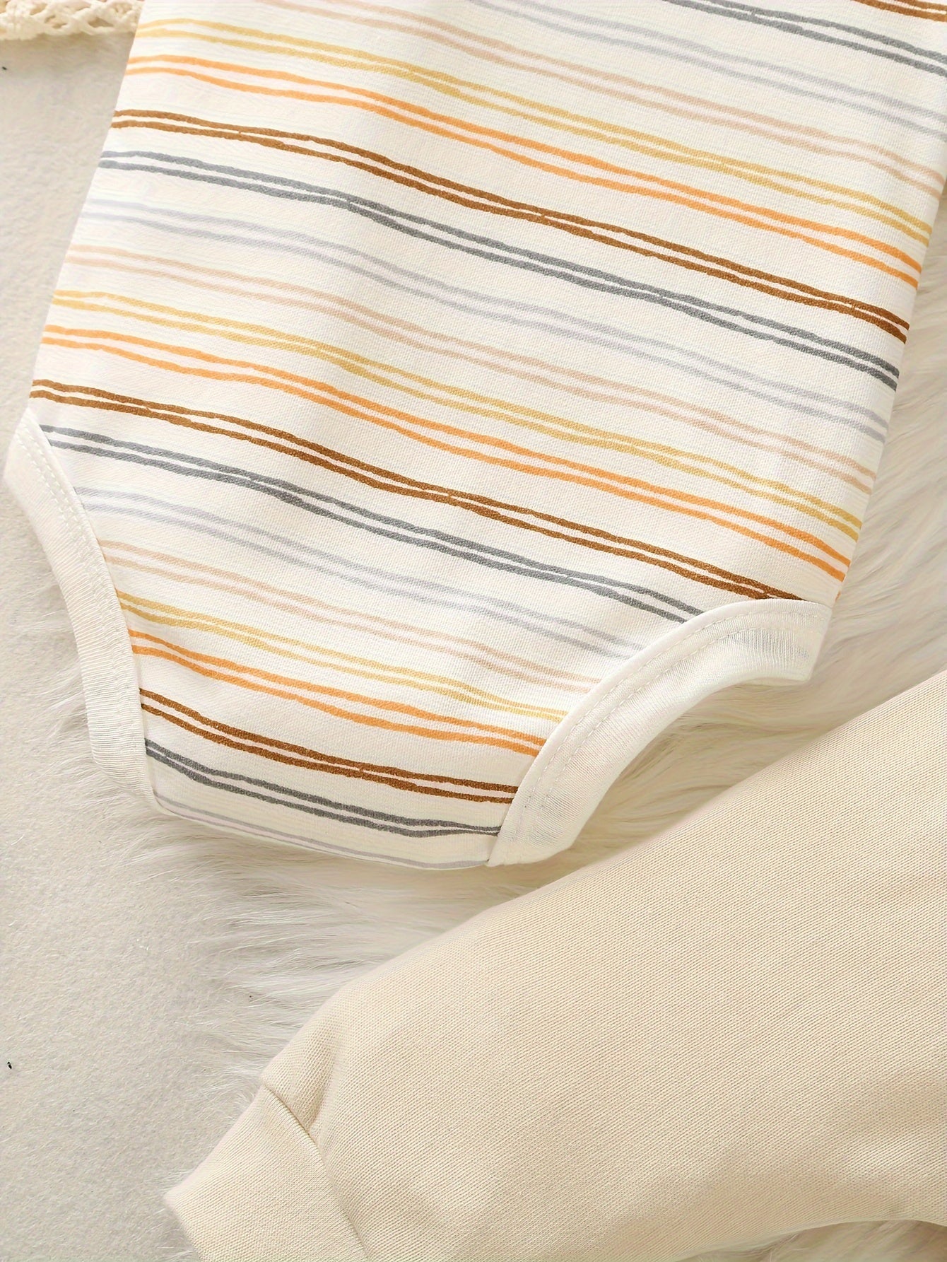 Boys Cotton Cartoon Giraffe Pants Set Long Sleeve Casual Fall Winter