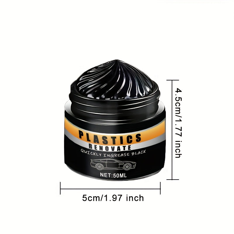 универсальный восстанавливающий паста для шин и пластика для автомобиля черный глянец для внешних и внутренних работ