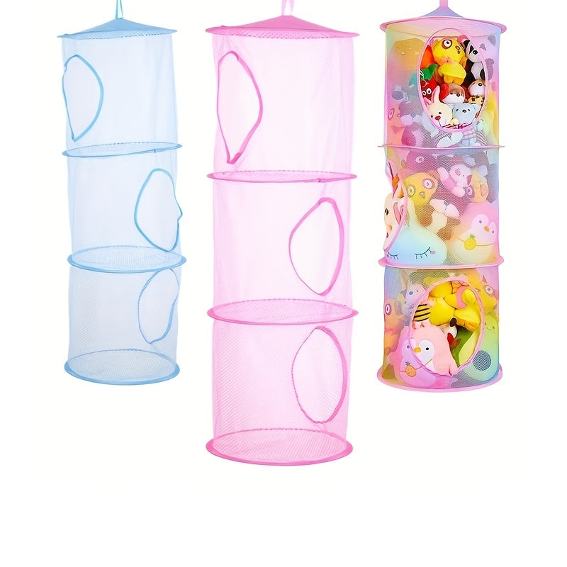 Foldable Storage Organizer for Toys Clothes Socks Towels in Gray Red Blue Yellow Black