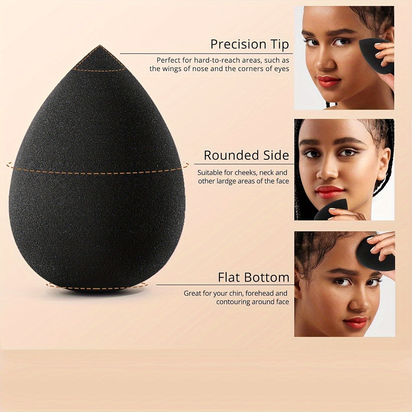 Naylon tolalar bilan makiyaj cho'tkasi to'plami, ABS plastik tutqichlar, uniseks yuvish sumkasi, kirpik buruvchi, gubkalar, silikon tozalash idishi, palma cho'tkasi - fondyot, qizarish va kukun qo'llash uchun to'liq to'plam