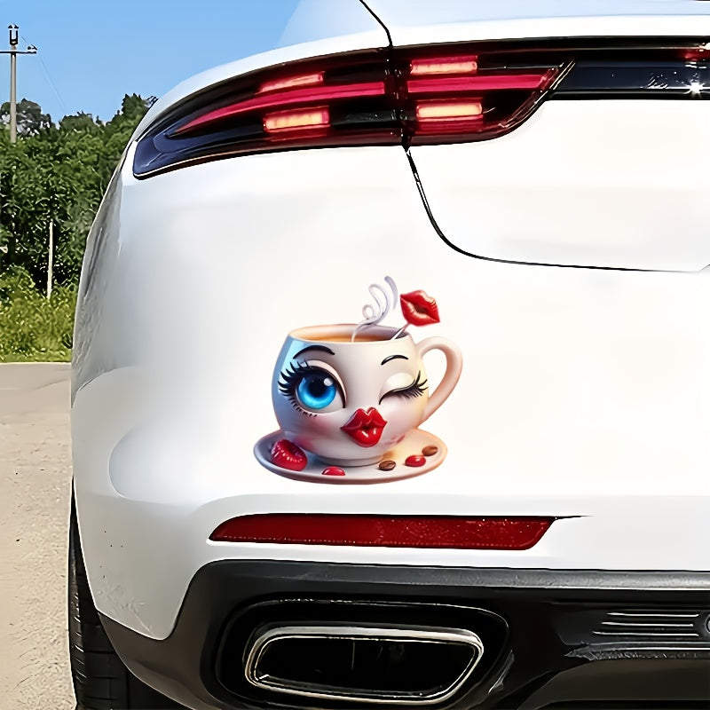 Pegatina de vinilo linda para chicas, decal a prueba de agua para coches, portátiles, motocicletas