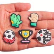 Sports Shoe Charms Set 22/24/28/38pcs Football Basketball Baseball Soccer Accessories