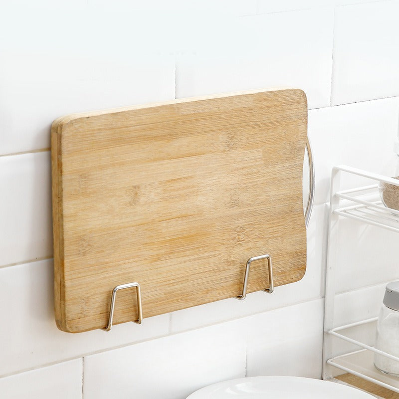 Stainless Steel Kitchen Sponge Holder with Perforation-Free Design and Space Saving Organizer