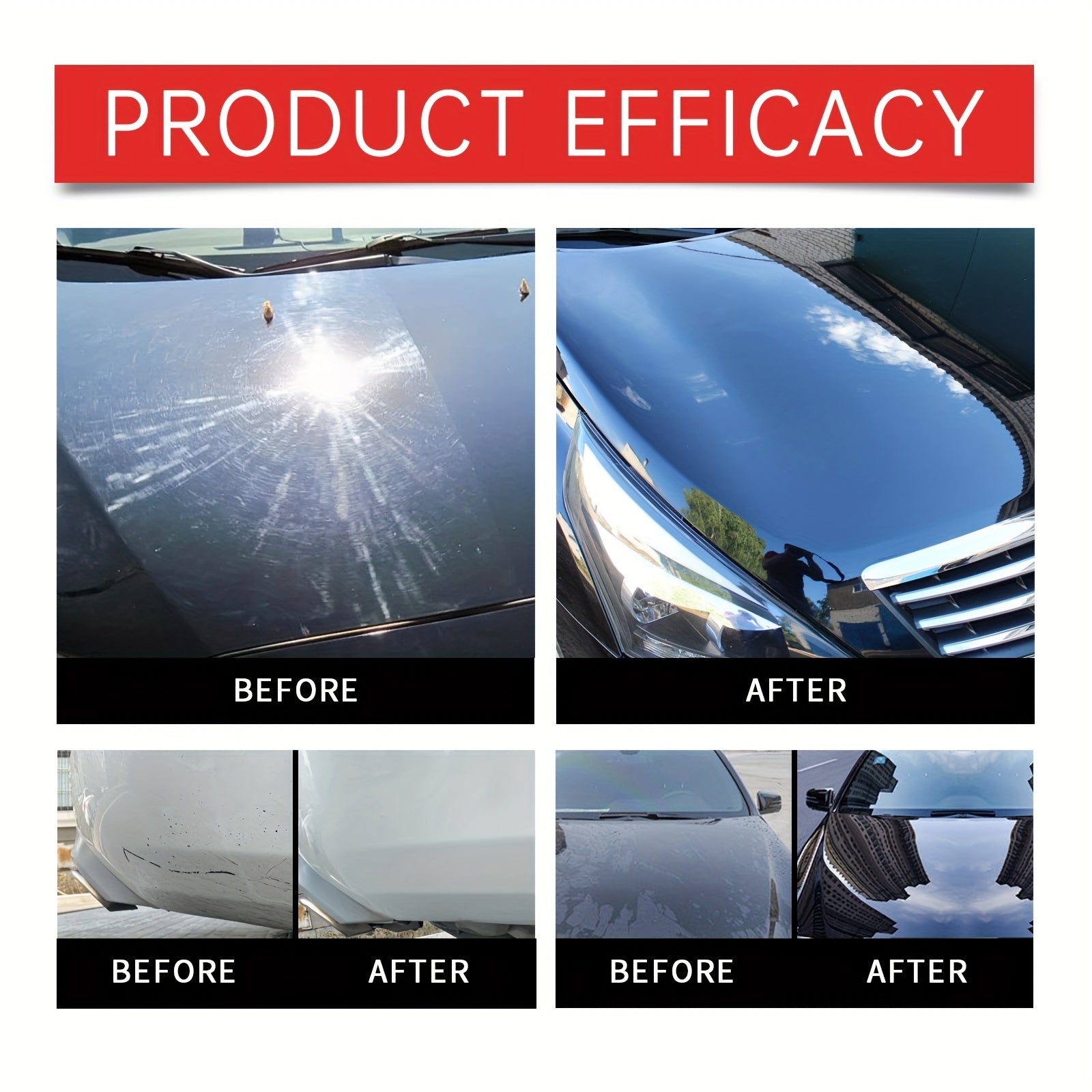 Avtomobil qoplamasi himoya vositasi va wax, barcha avtomobil ranglari uchun, chang, ifloslik, chizishdan himoya qilish, yalt-yalt etadigan yakun.