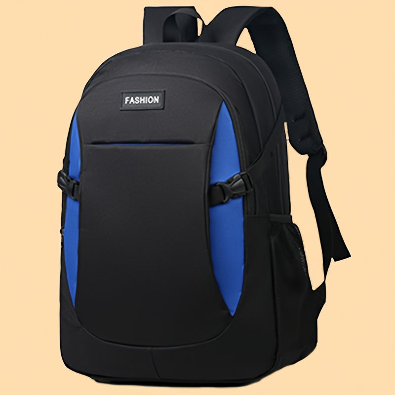 Large Capacity Waterproof Nylon School Backpack for Going Out and Casual Use