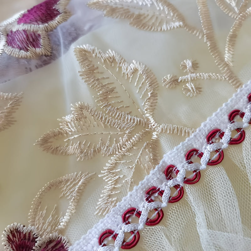 2-Pack Wall-Mounted Air Conditioner Covers Lace Embroidered Dustproof Insect-Resistant