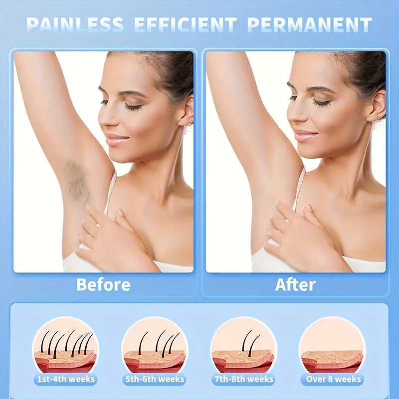 Dispositivo eléctrico de depilación para hombres y mujeres, recargable por USB, afeitadora de cuerpo completo