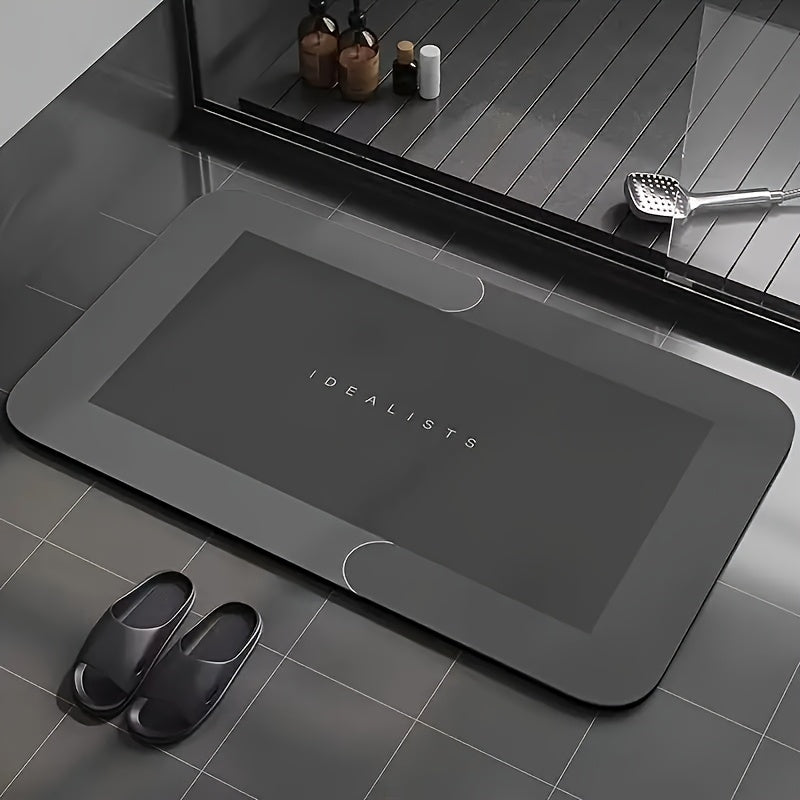 Non-Slip Bathroom Mat Soft Diatomaceous Earth Rug 40x60cm Indoor Outdoor