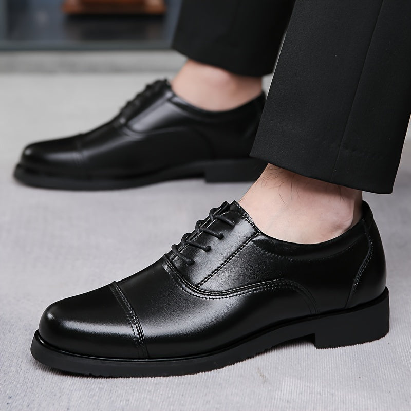 Men's Classic Oxford Shoes Leather Formal Dress Shoes for Weddings Business Parties