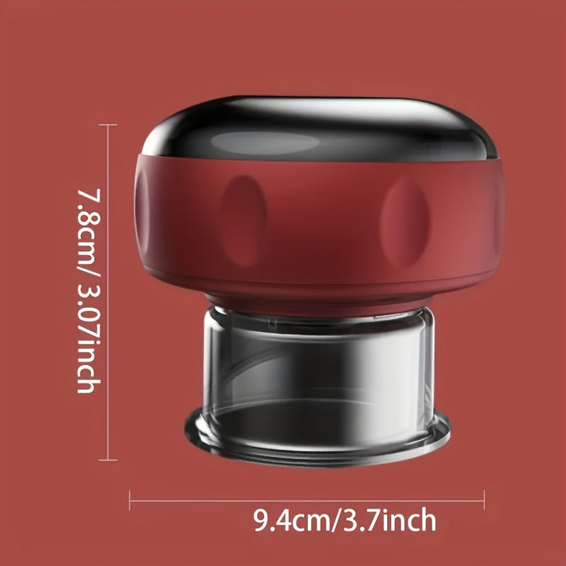 Masajeador eléctrico de cuerpo completo con 12 velocidades ajustables, luces LED, recargable por USB