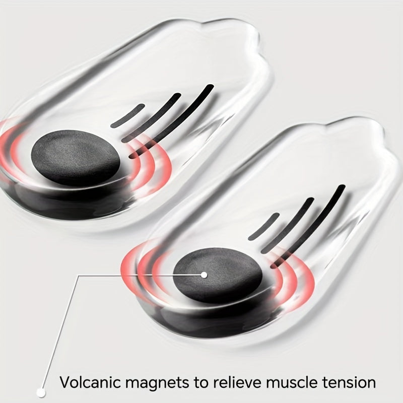 Unisex Transparent Insole Cushions - Soft Half-Size Heel Support Pads