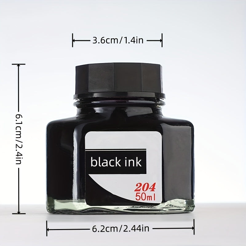Ballpoint Pen Ink Bottle for Smooth Writing in Black Blue Red for Students Office