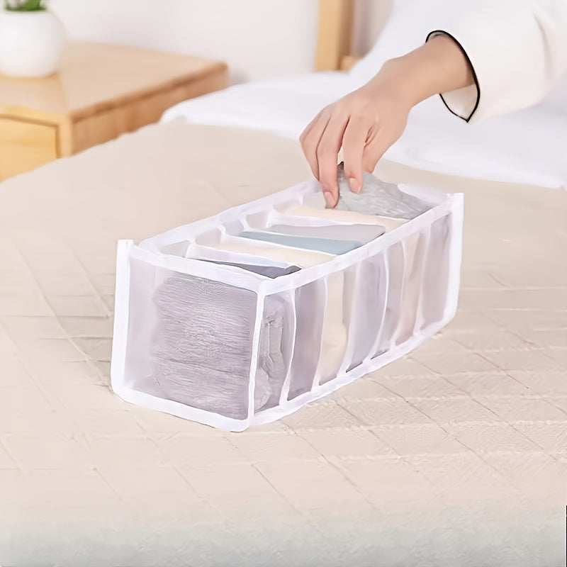 Qora paypoq shkaf tashkilotchisi 7 bo'lakli polyester shkaf saqlash