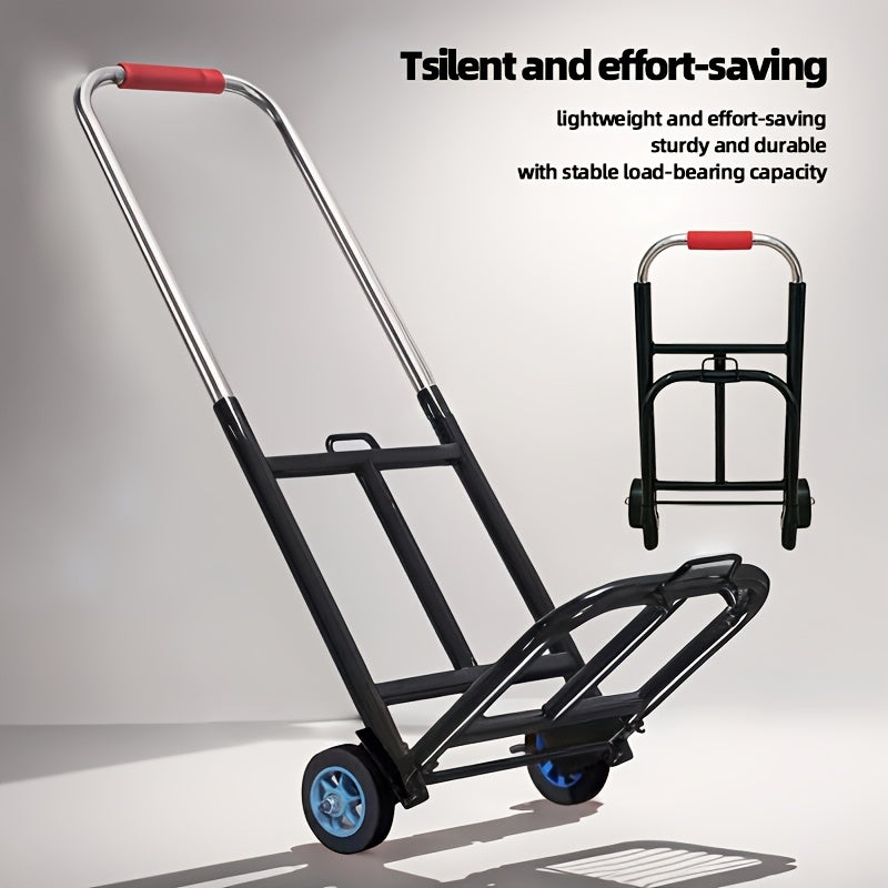 Folding Trolley for Shopping Luggage Cargo Handling Medium Size