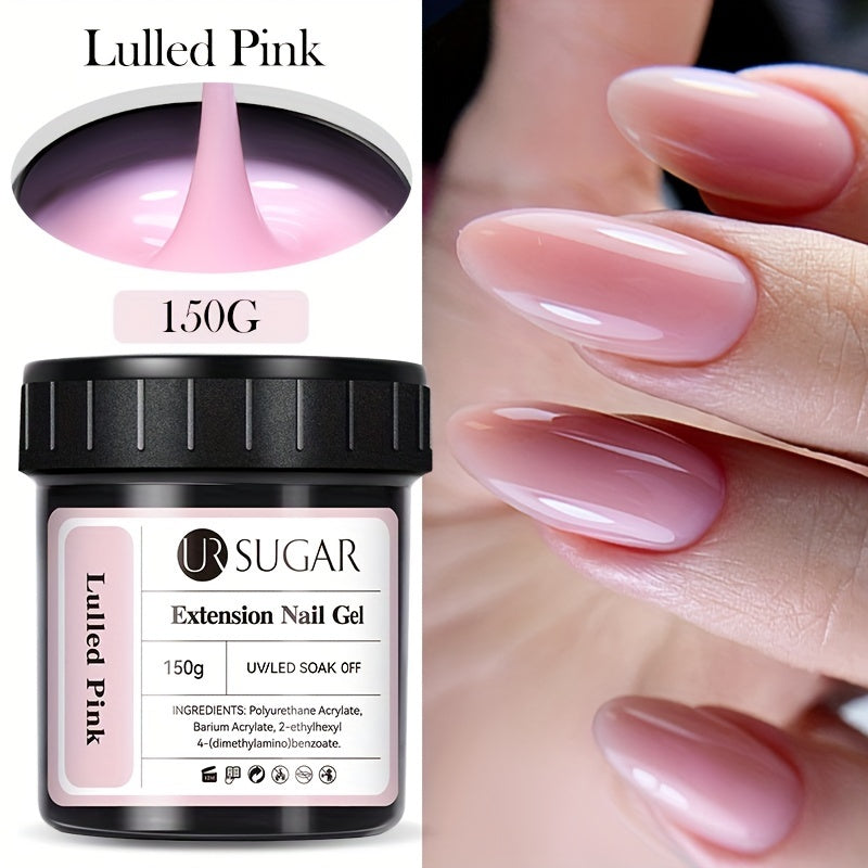 Pinkish-White Nail Extension Gel 150g Fast-Dry UV/LED Soak Off High-Quality