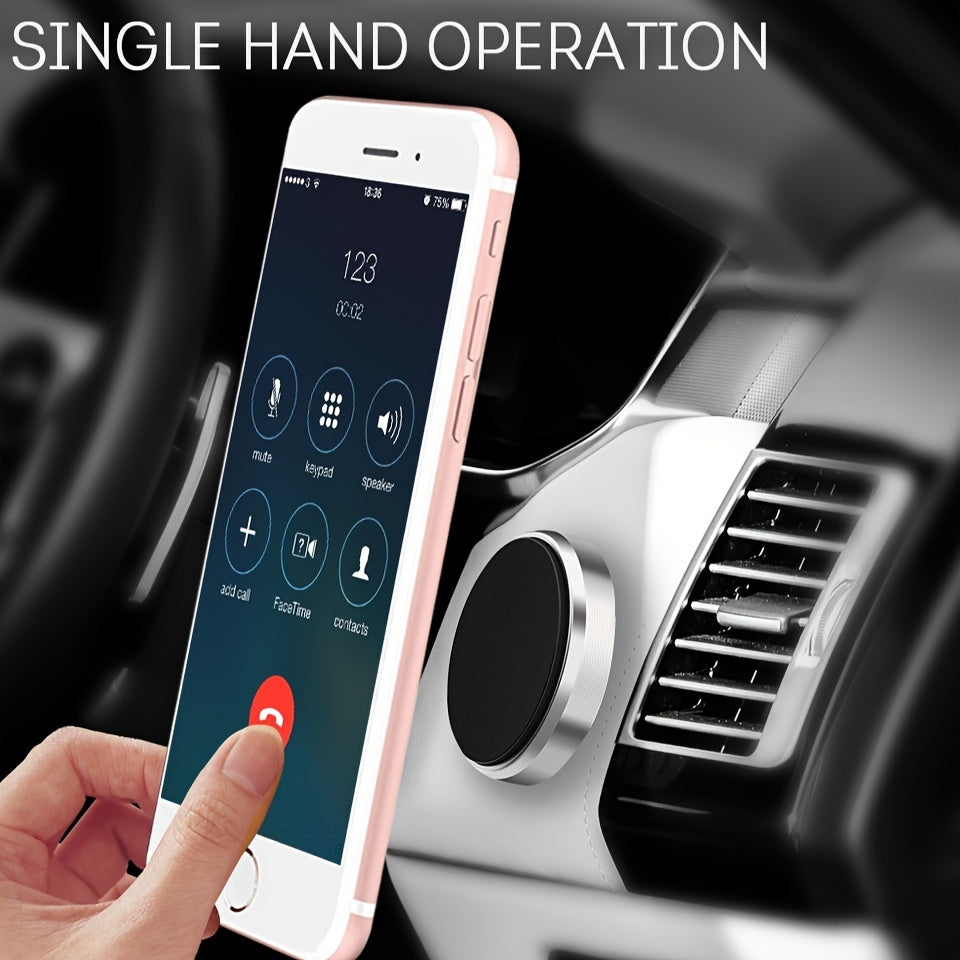 Magnetic Car Phone Holder With Sticky Dashboard Mount for Smartphones