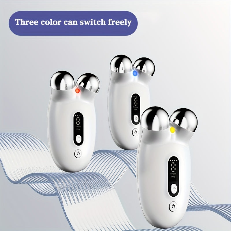 Facial and Neck Massager with 3 Modes 9 Intensity Levels Rechargeable Lithium Battery