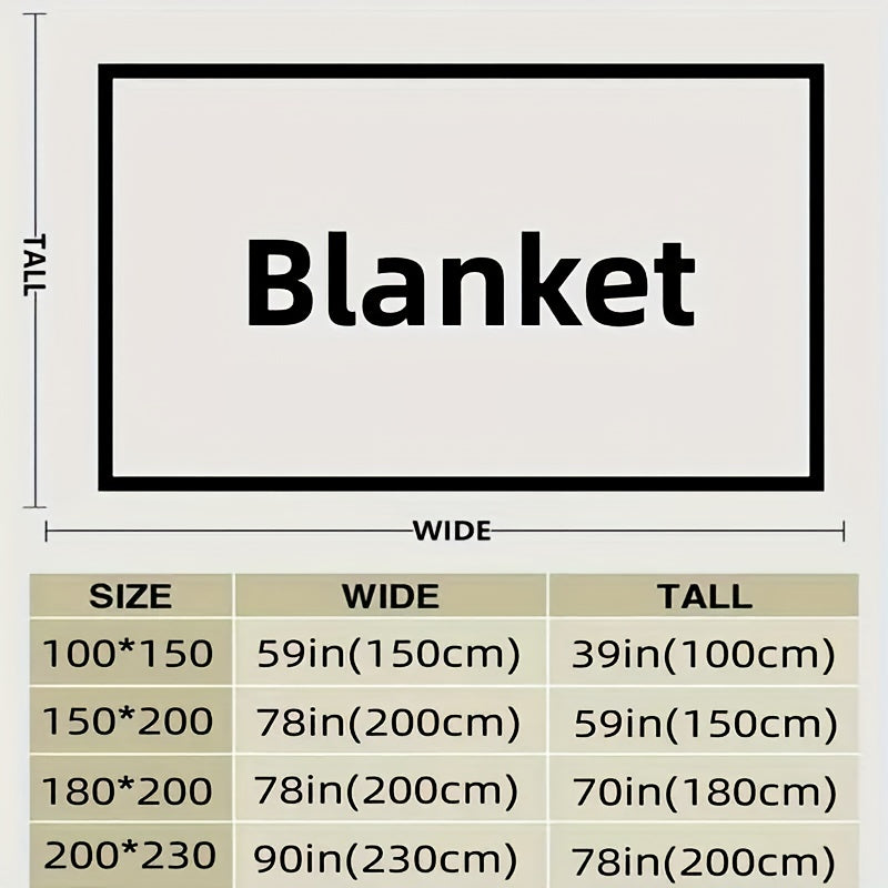 Плед из искусственного кроличьего меха в клетку - теплый и уютный плед для дивана, кровати или софы - мягкий и успокаивающий плед