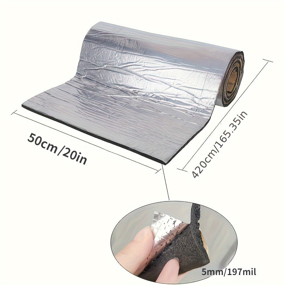 O'z-o'zidan yopishadigan alyuminiy folga aks ettiruvchi izolyatsiya ko'pik varaqasi avtomobillar uchun suv o'tkazmaydigan