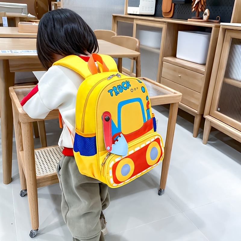 Детский мультяшный рюкзак водонепроницаемый, устойчивый к пятнам, из нейлона, регулируемый, для дошкольников мальчиков и девочек