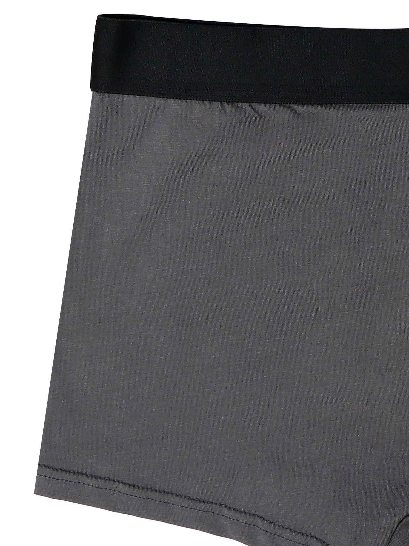 Men's Cotton Boxer Briefs Set of 5 Multicolor Shortie Underwear with Elastane