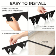 Moslashuvchan metall pechka bo'shlig'ini yopish, issiqlikka chidamli stol to'ldiruvchi, oshxona pechkasini himoyalovchi