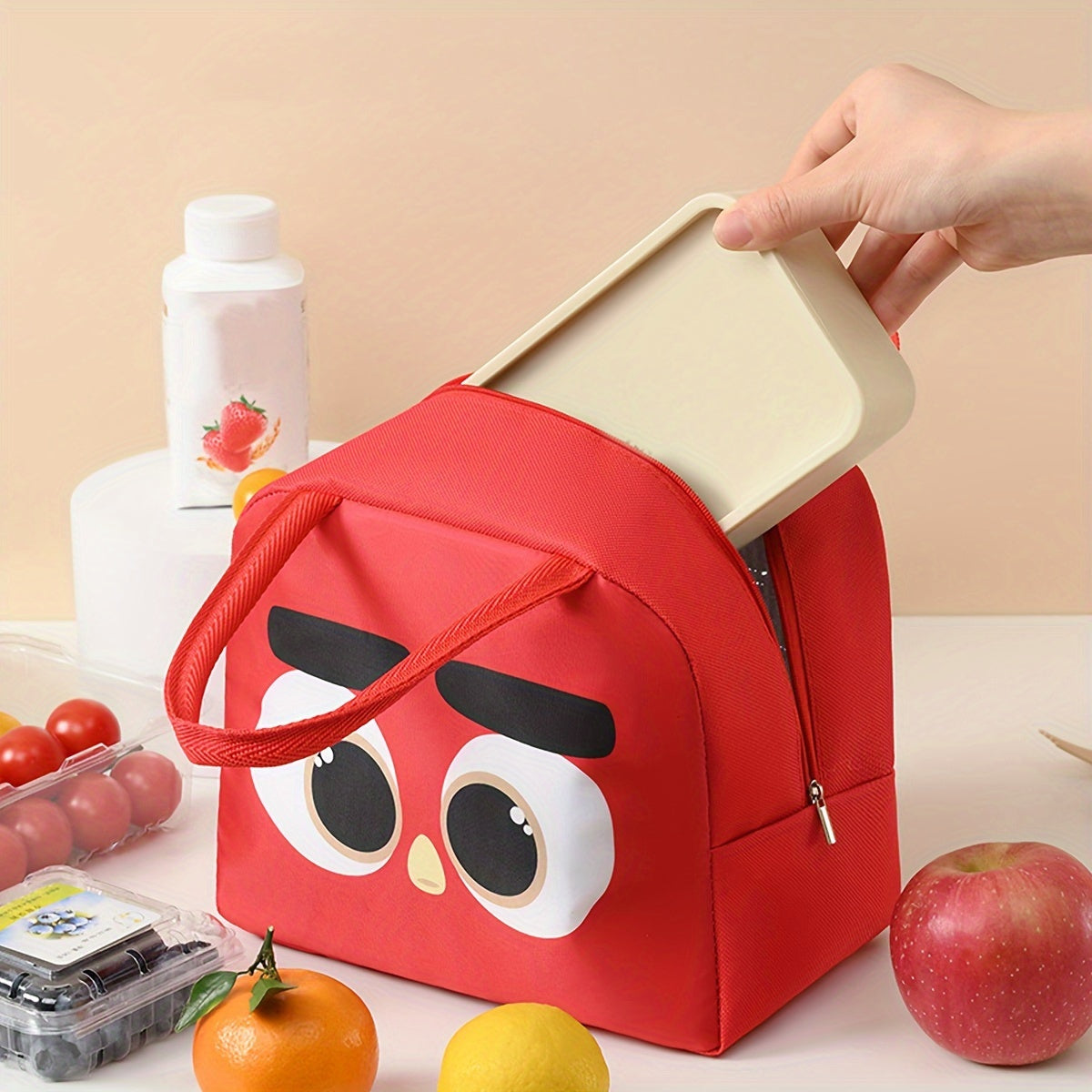 Insulated Lunch Bag with Multiple Colors, 1 or 2 Pieces, Keeps Food Fresh