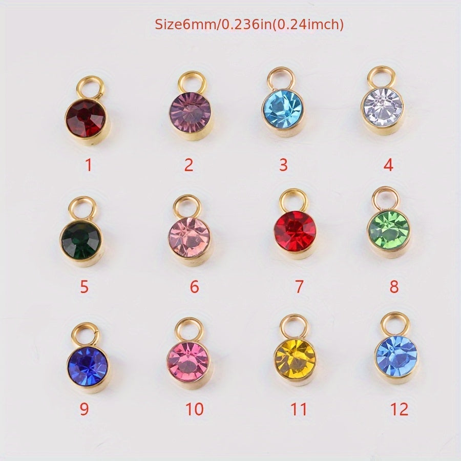 Heart-Shaped Photo Locket Necklace with Leopard Print December Birthstone Rhinestones Copper Gold