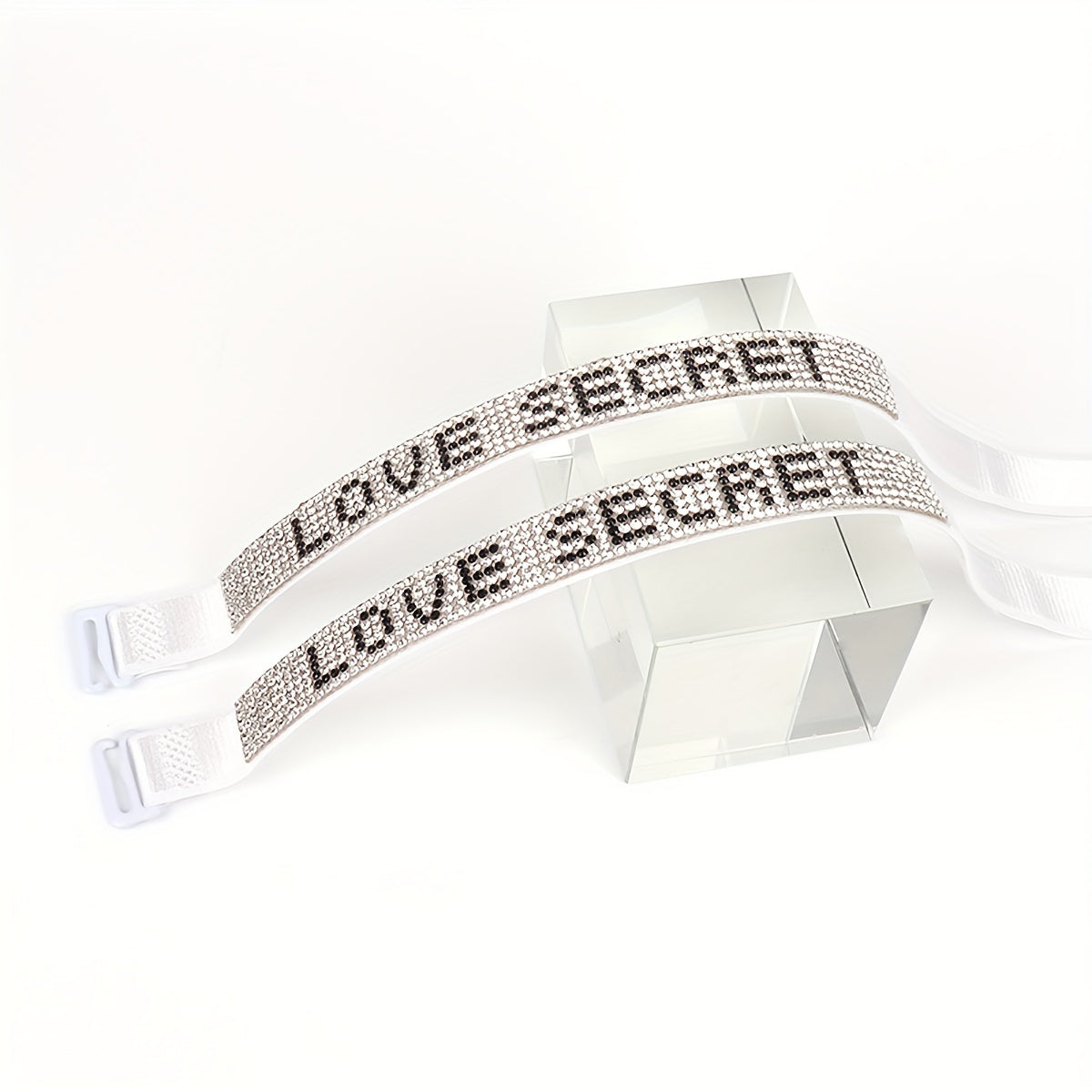 Rhinestone Elastic Bra Straps for Women's Lingerie Adjustable Underwear Accessories