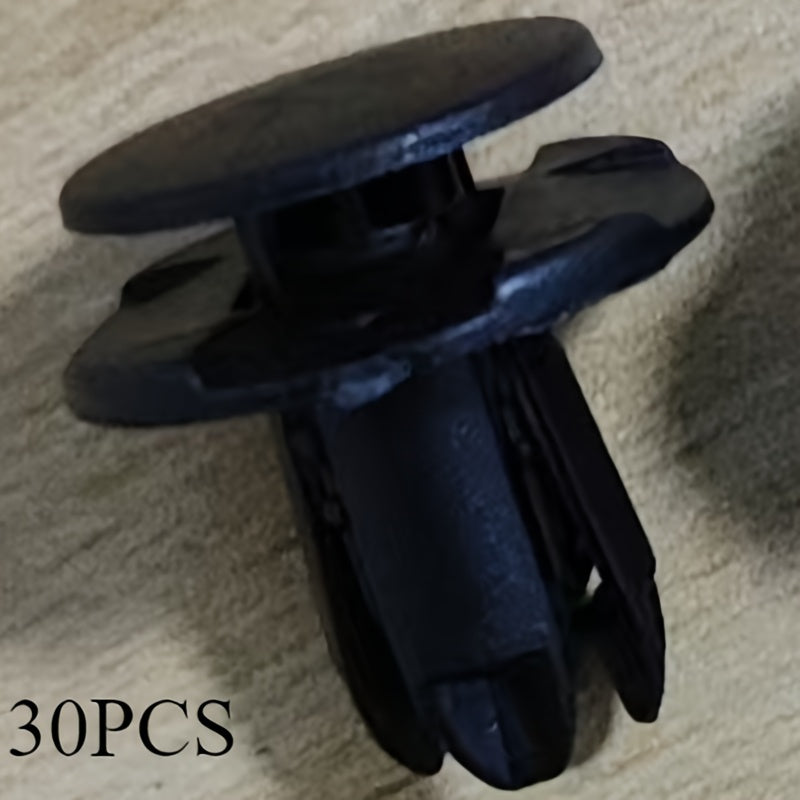 30pcs Push-Type Fender Liner Retainer Clips Durable Nylon for Car Trim Panel