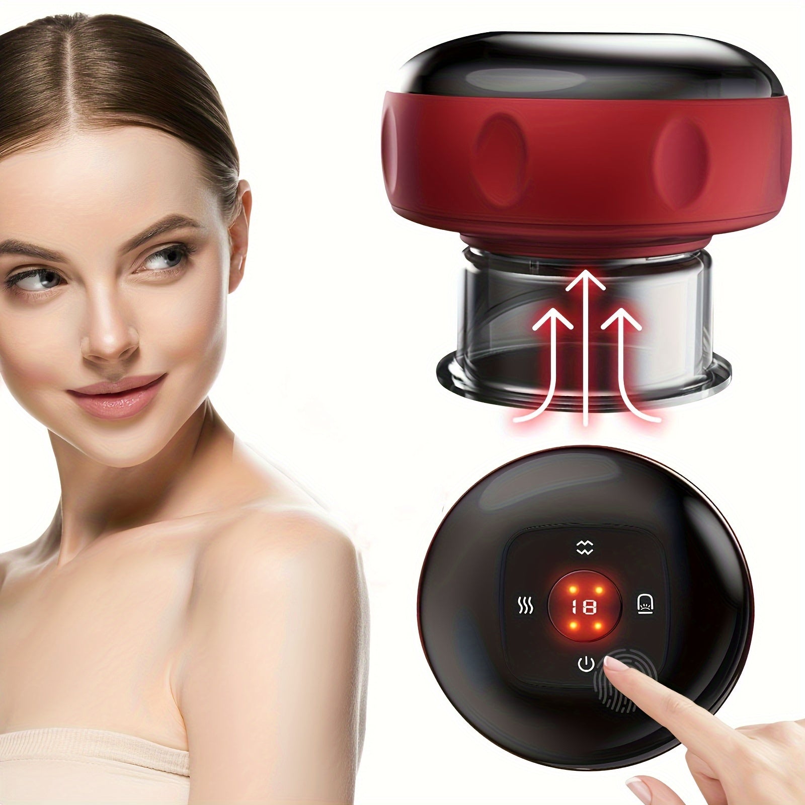 Smart Vacuum Cupping Massager for Home and Travel Suitable for Men and Women
