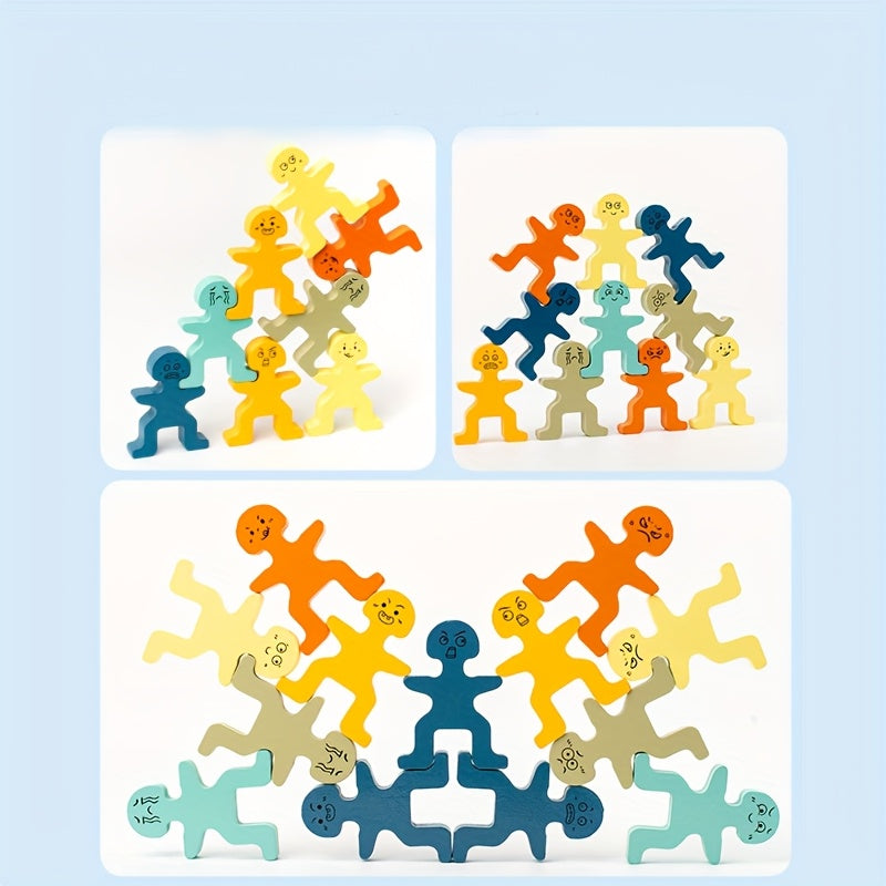 Children's Educational Stacking Toy for Parent-Child Interaction and Balance Skills