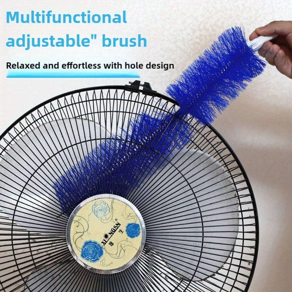 Гибкие щетки для очистки вентиляторов с длинными сгибаемыми ручками, синий пластик