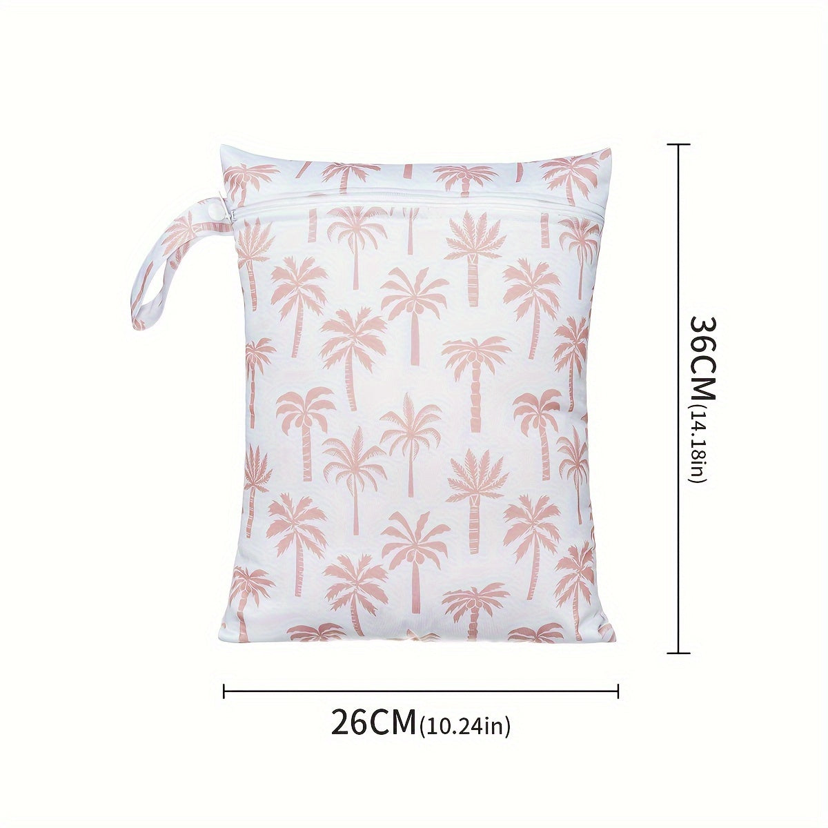 Portable Diaper Bag for Moms Waterproof Travel Bag with Wet Dry Compartments